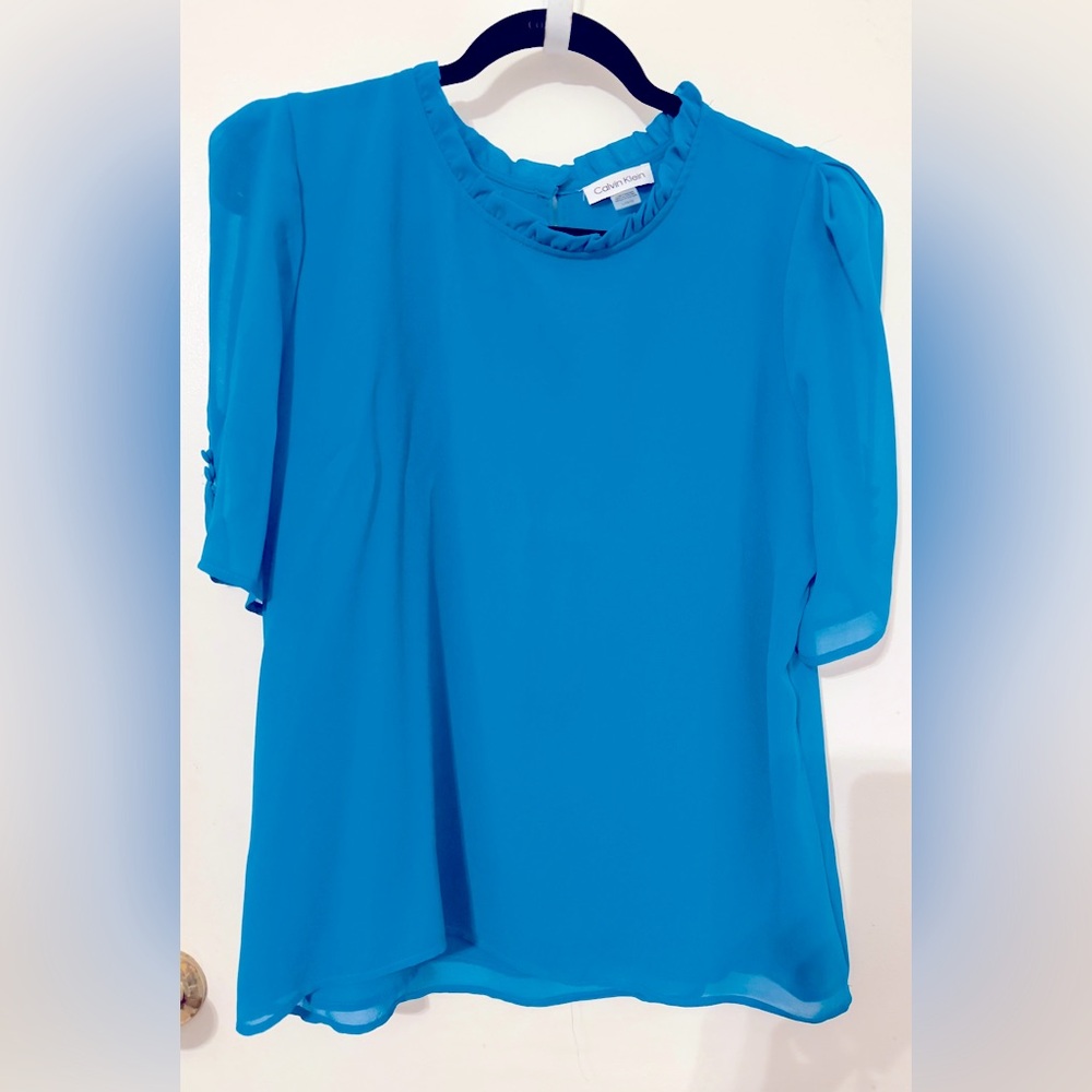 Calvin Klein Vibrant Blue Blouse